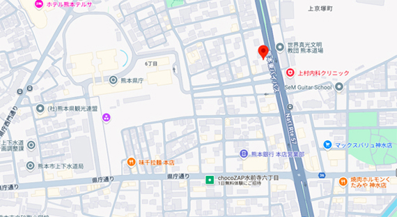 水前寺事務所MAP